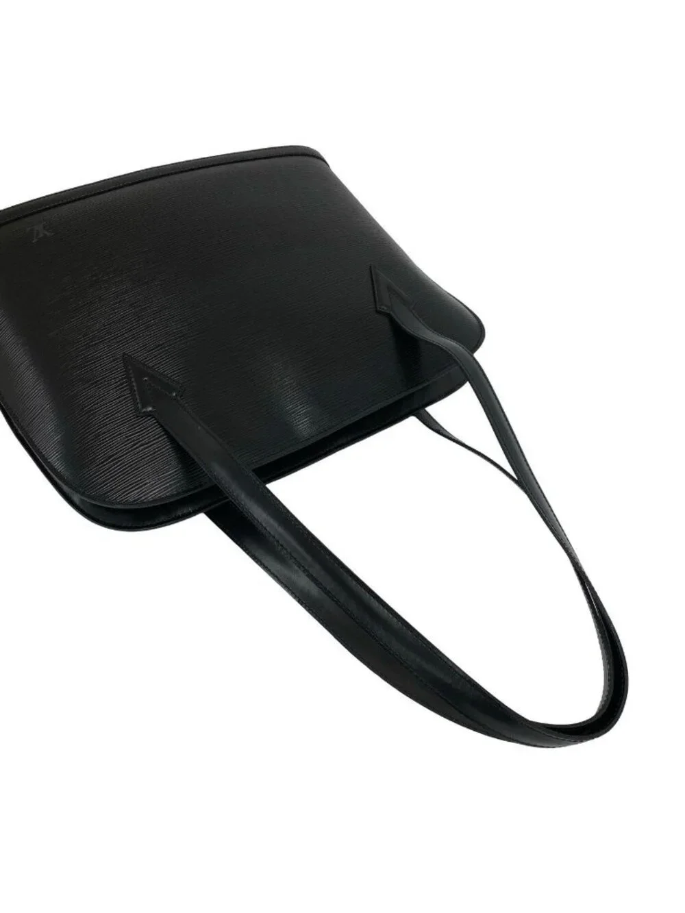 Louis Vuitton Vintage Lussac Epi Leather Tote Shoulder Bag Noir